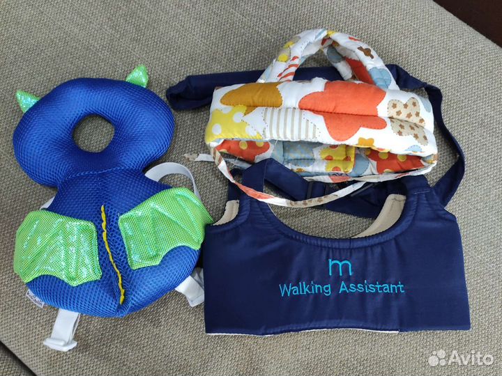 Детские ходунки, защита головы и спины