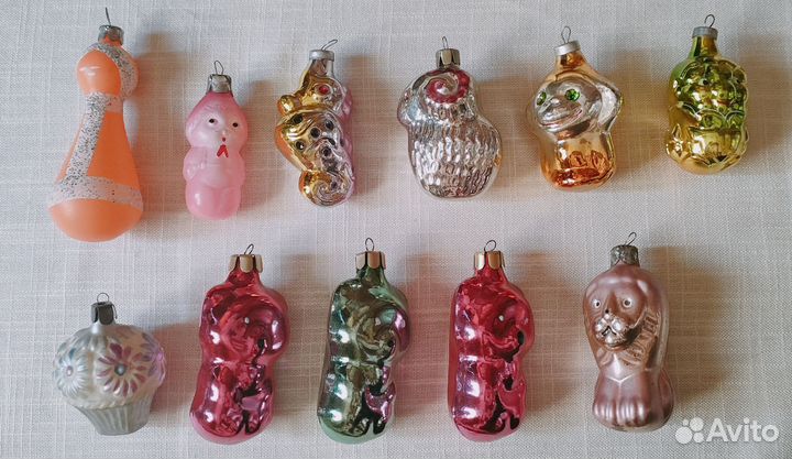 Елочные игрушки СССР