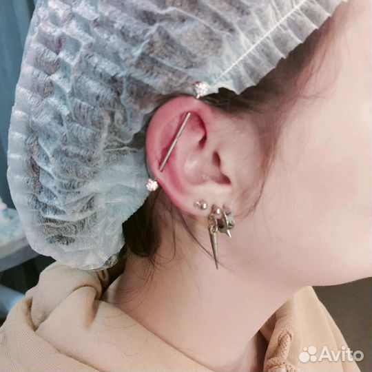 Прокол ушей,пирсинг