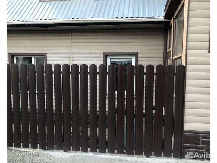 Забор евроштакет с установкой