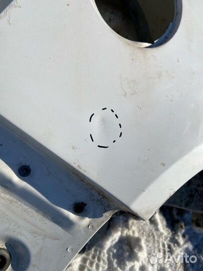 Крыло заднее правое Skoda Fabia 2 хетчбек