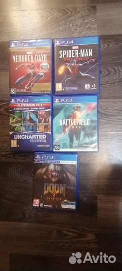 Продаю игры на консоль PlayStation 4