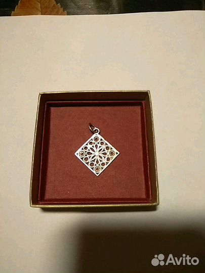 Подвеска кулон серебро 875