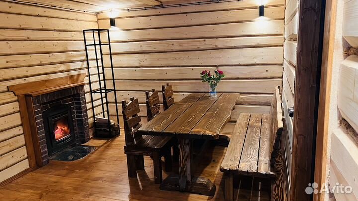 Русская баня на дровах