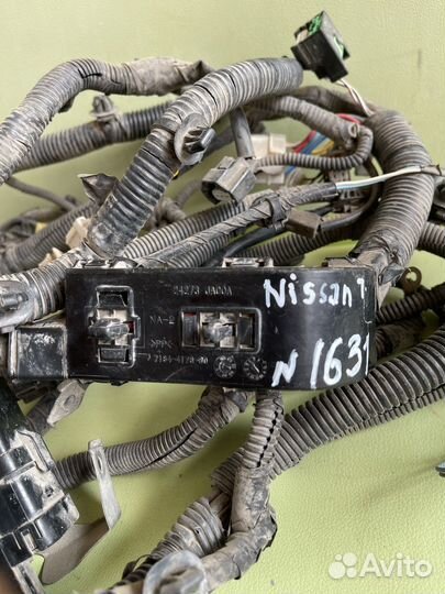 Nissan teana j32 Проводка под капот