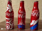 Металлические коллекционные бутылки Coca Cola 0.5