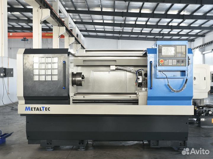 Токарный станок чпу с прямой станиной CK 50x1000H