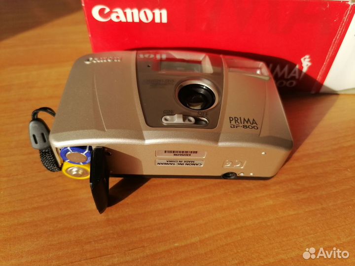 Плёночный фотоаппарат Canon Prima BF-800 с пленкой