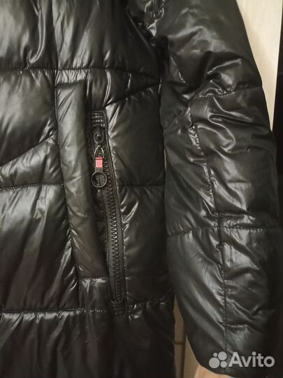 Пуховик зимний длинный женский 50 размер