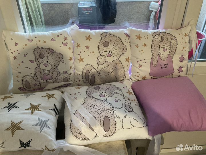 Бортики на кроватку