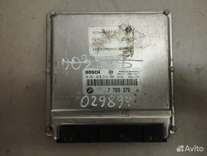 Блок управления двигателем bmw 5 e39 (1995 - 2004) 0281010314. 7789376. 7789426