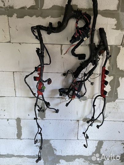 Коса моторного отсека Audi A6 C6 3.0