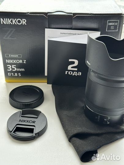 Объектив Nikon Z 35 mm f/1.8 S