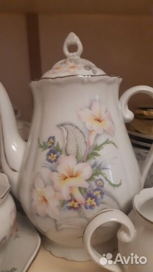 Сервиз чешский Богемия Haas&Czjzek,61 предм 6 перс