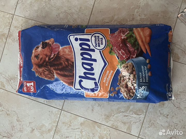 Корм для собак chappi 15 кг