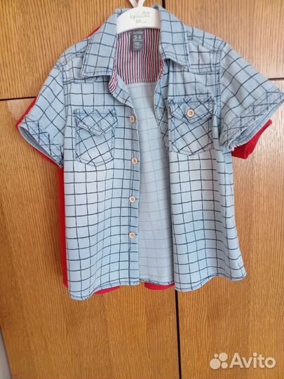 Рубашки для мальчика на 5-6 лет
