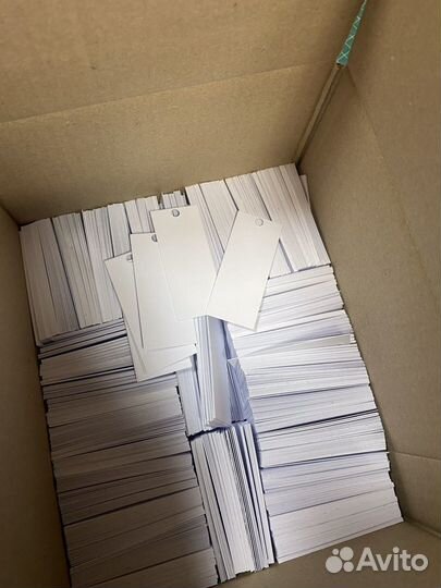 Бирки без печати