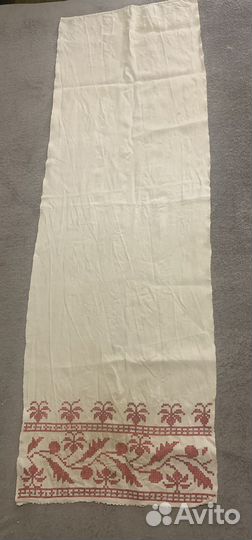 Рушник с вышивкой старинный