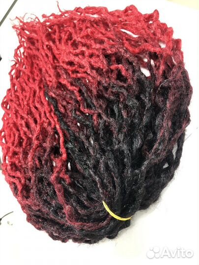 Афрокосы комплект, съёмные хвостики и косы