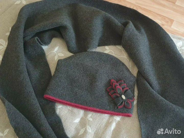 Комплект шапка и шарф kamea Новые