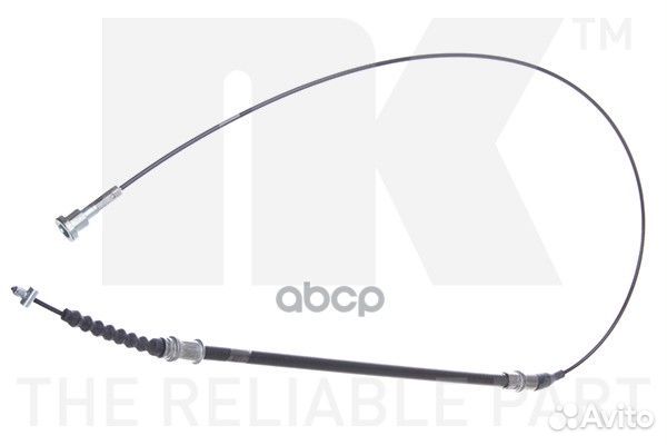 Трос ручного тормоза opel corsa 03- 1143мм зад
