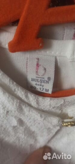 Нарядное платье для маленькой модницы р80 12 мес