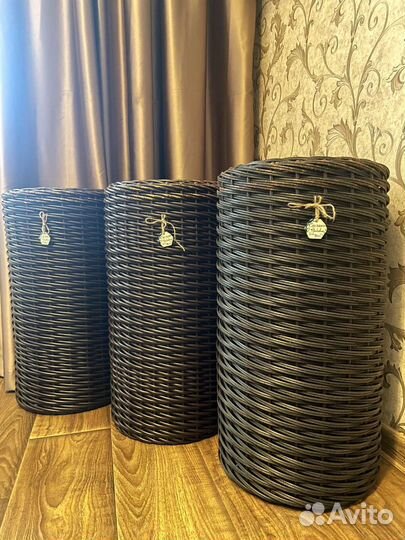 Кашпо из ротанга