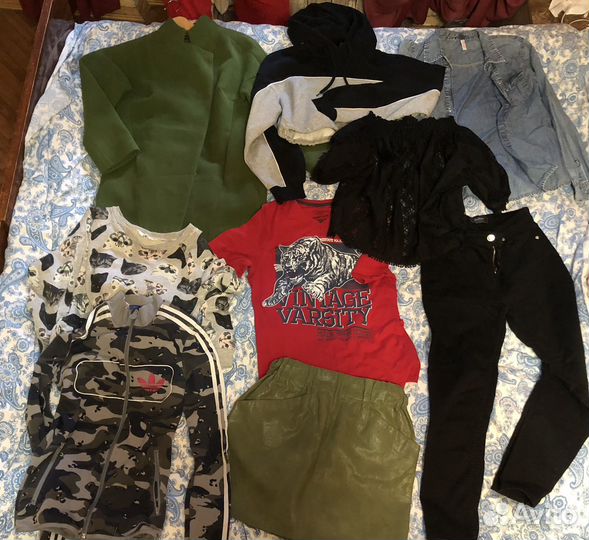 Брендовые вещи пакетом S