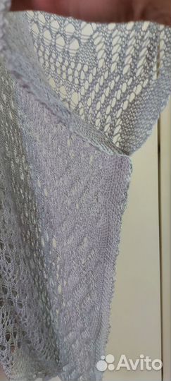 Кардиган накидка ажурная 56 -64р