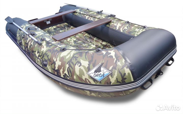 Лодка пвх Орка-360GT нднд камуфляж