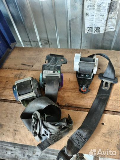 Ремни безопасности solaris rio polo rapid