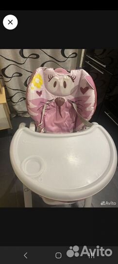 Стульчик для кормления chicco polly
