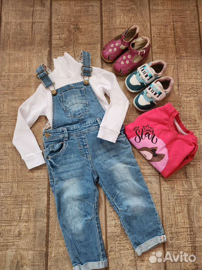 Вещи пакетом на девочку 92