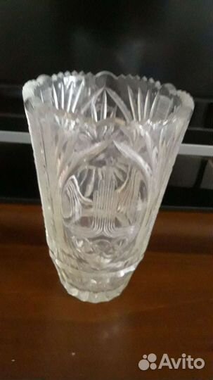 Хрустальная ваза Олимпиада 80