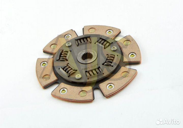 Диск сцепления керамический AJS ваз 2112 6лепест