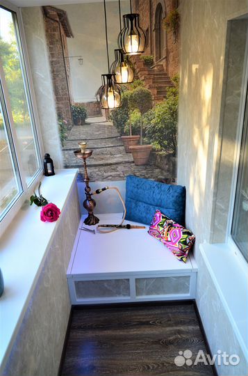 Отделка балкона под ключ