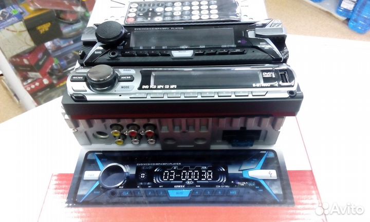 Магнитола GB DVD,CD,USB,SD,блютуз