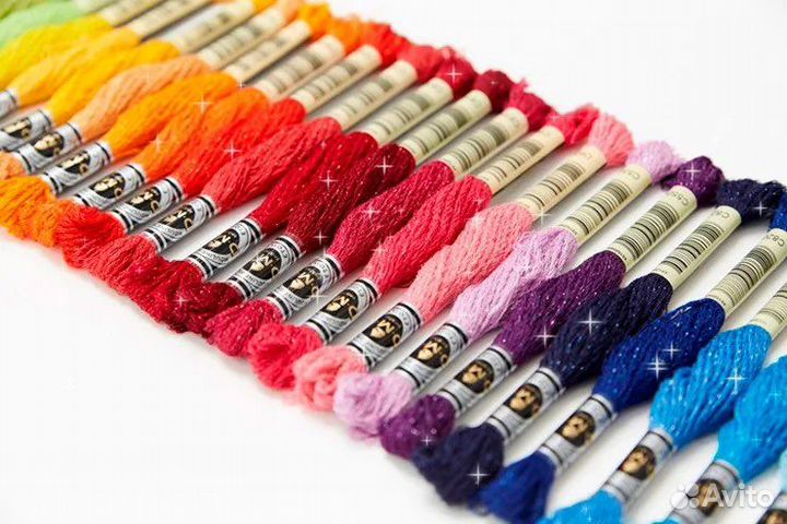 Нитки мулине DMC для вышивки