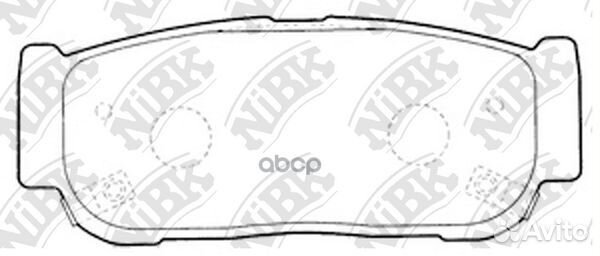 Колодки зад.KIA sorento 02-09 PN0797 NiBK