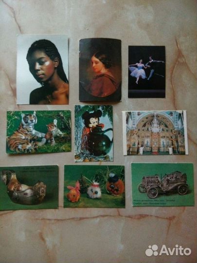 Календарики ссср. Исскуство