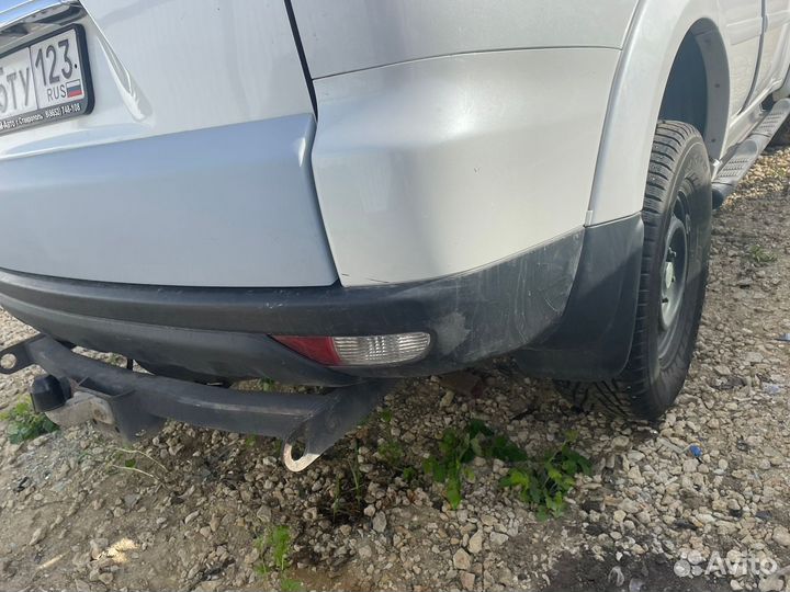 Задний бампер mitsubishi pajero sport 2