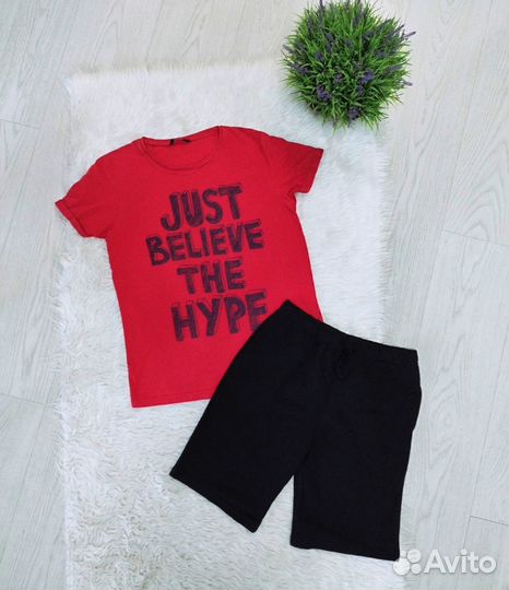 Шорты футболка лонг джоггеры мальчику 146-152 см