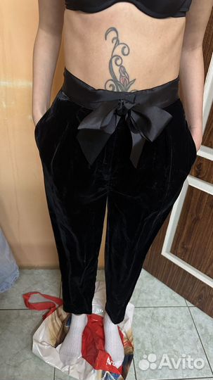 Бархатные брюки