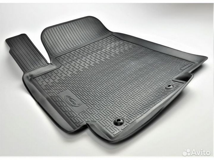 Водительский коврик 1шт с крепежом Hyundai Solaris