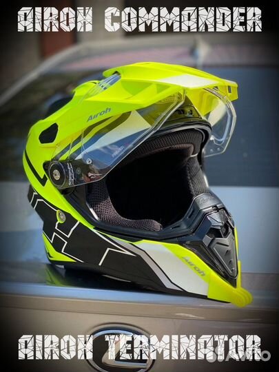 Крепление камеры GoPro на Мотошлем Airoh Commander