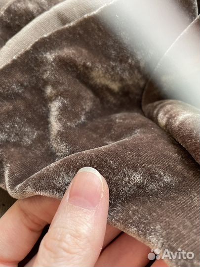 Ткань отрез бархата от Ermenegildo Zegna 70 см