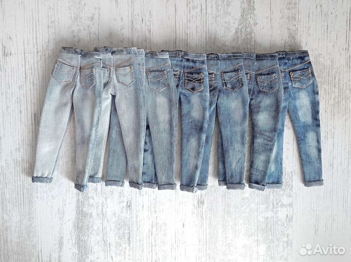 Джинсы и джинсовка для Барби