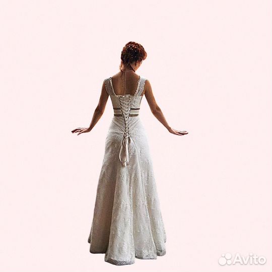 Свадебное платье бохо 40 44р