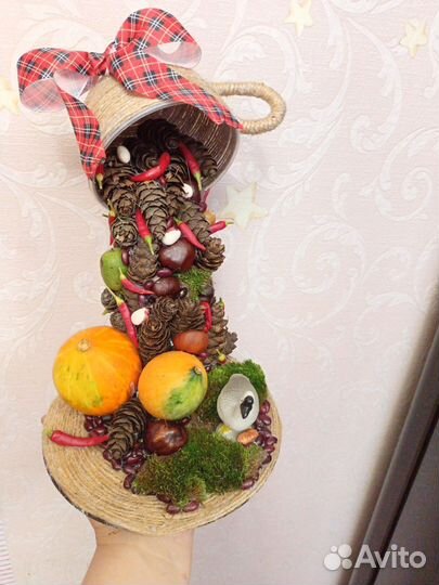 Осенняя поделка из природных материалов