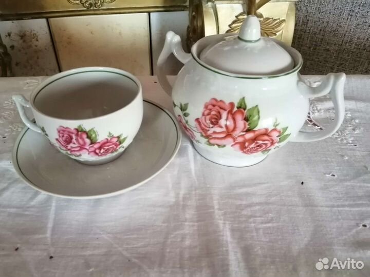 Чайная пара фарфор